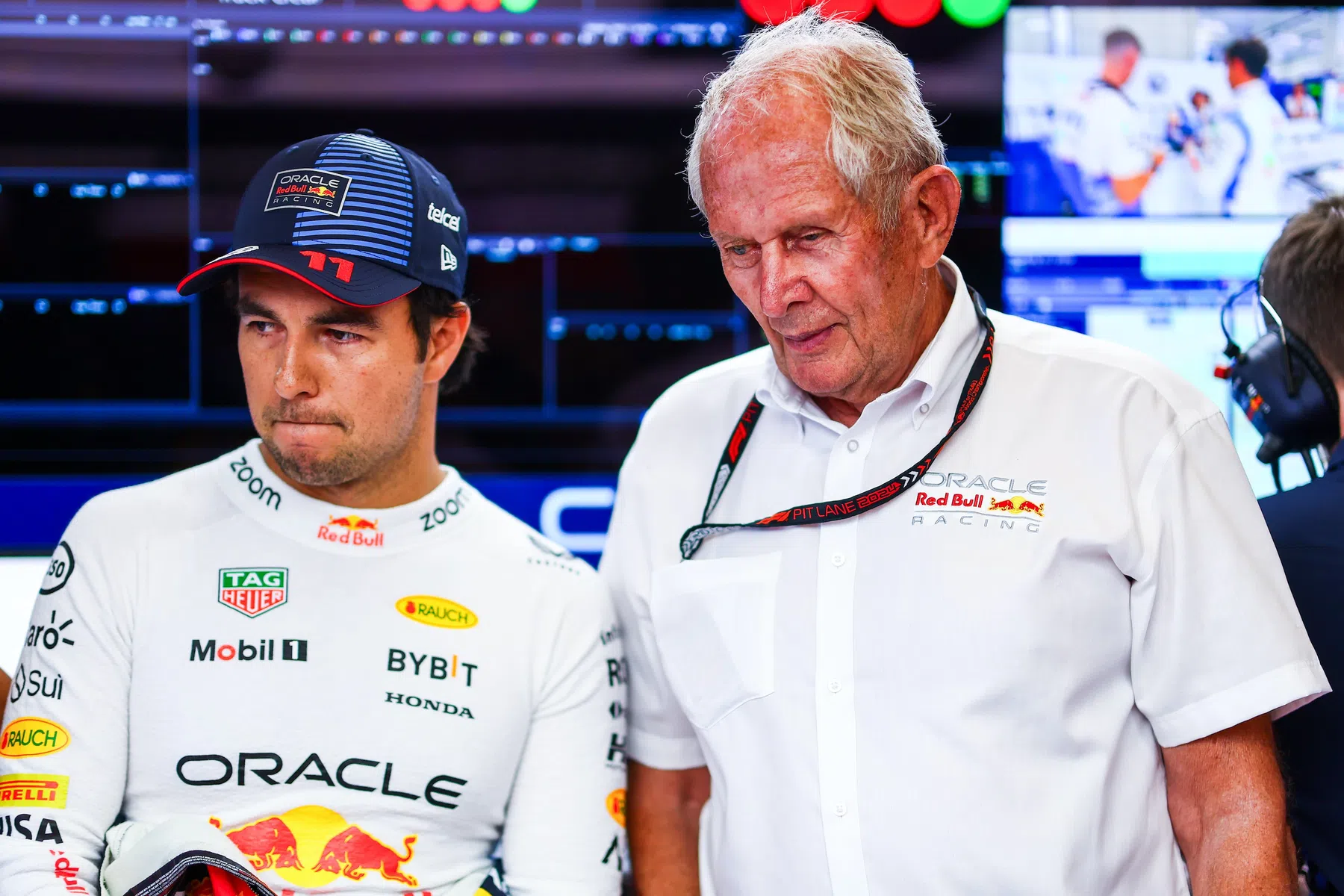 Marko revela que discutirá com Horner possível saída de Pérez da Red Bull