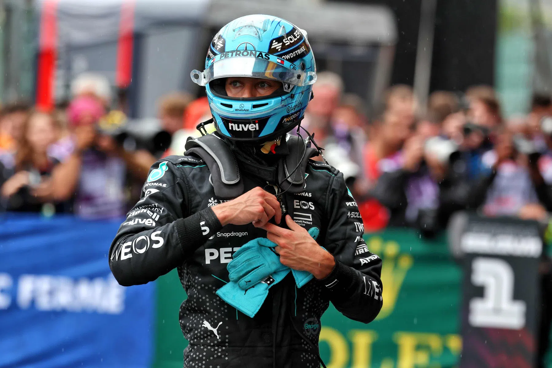 Internet reacts to Russell news after Belgium GP