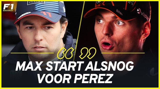 Verstappen ondanks gridstraf voor Perez F1 Vandaag