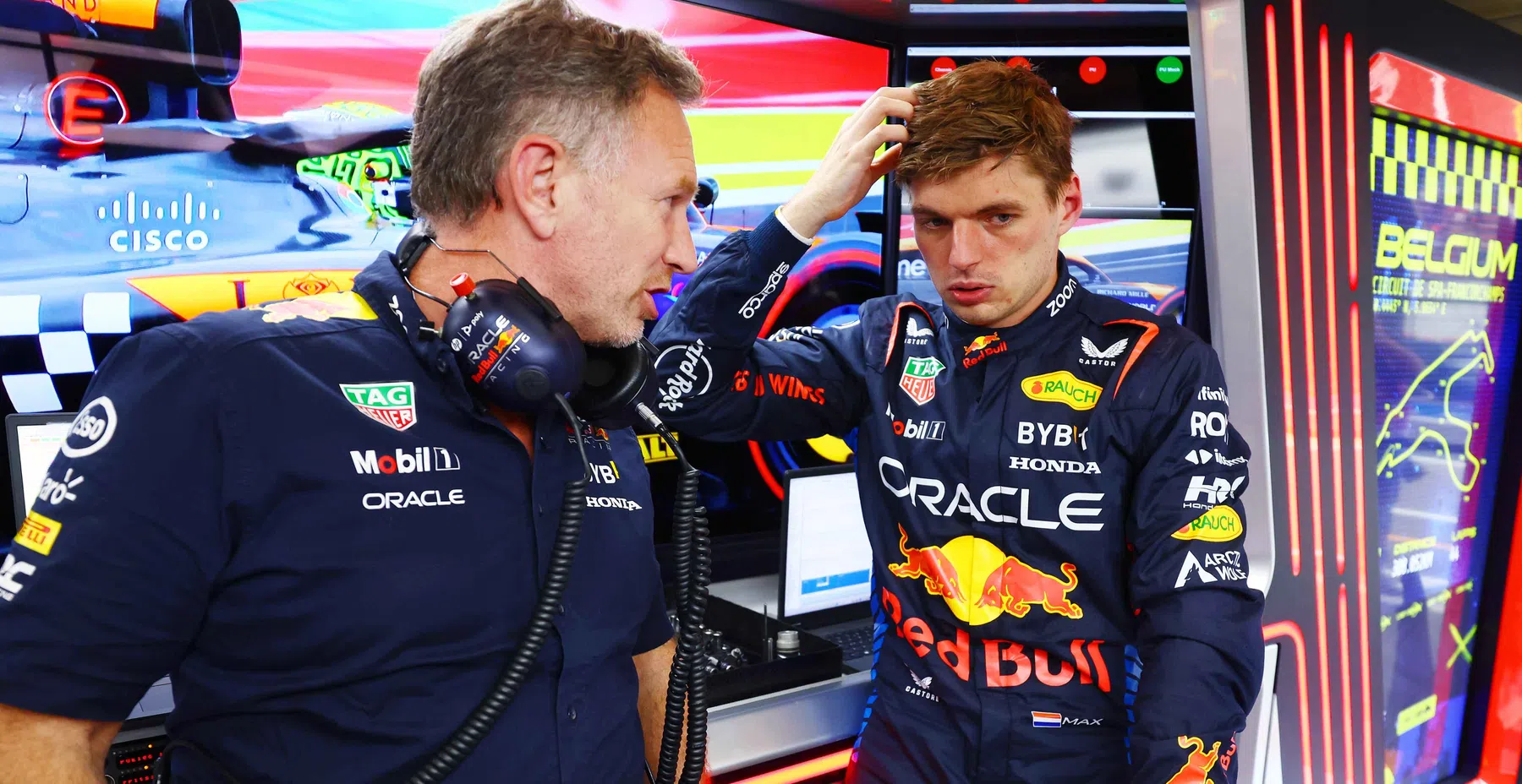 Verstappen si rammarica per il cambio di motore Red Bull Belgio