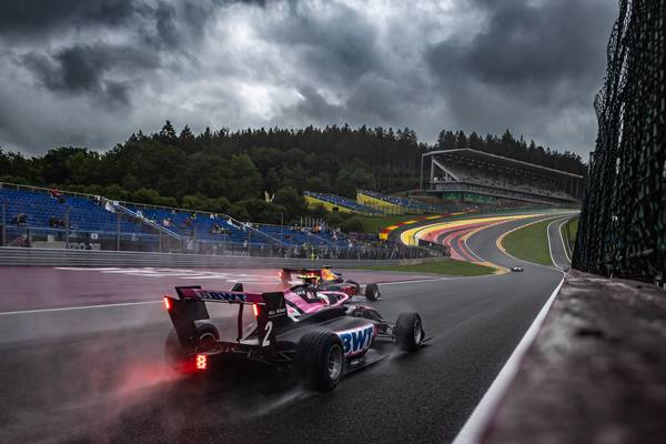 F3 Sprint Race Beganovic wins Lindblad out of points Belgium Spa