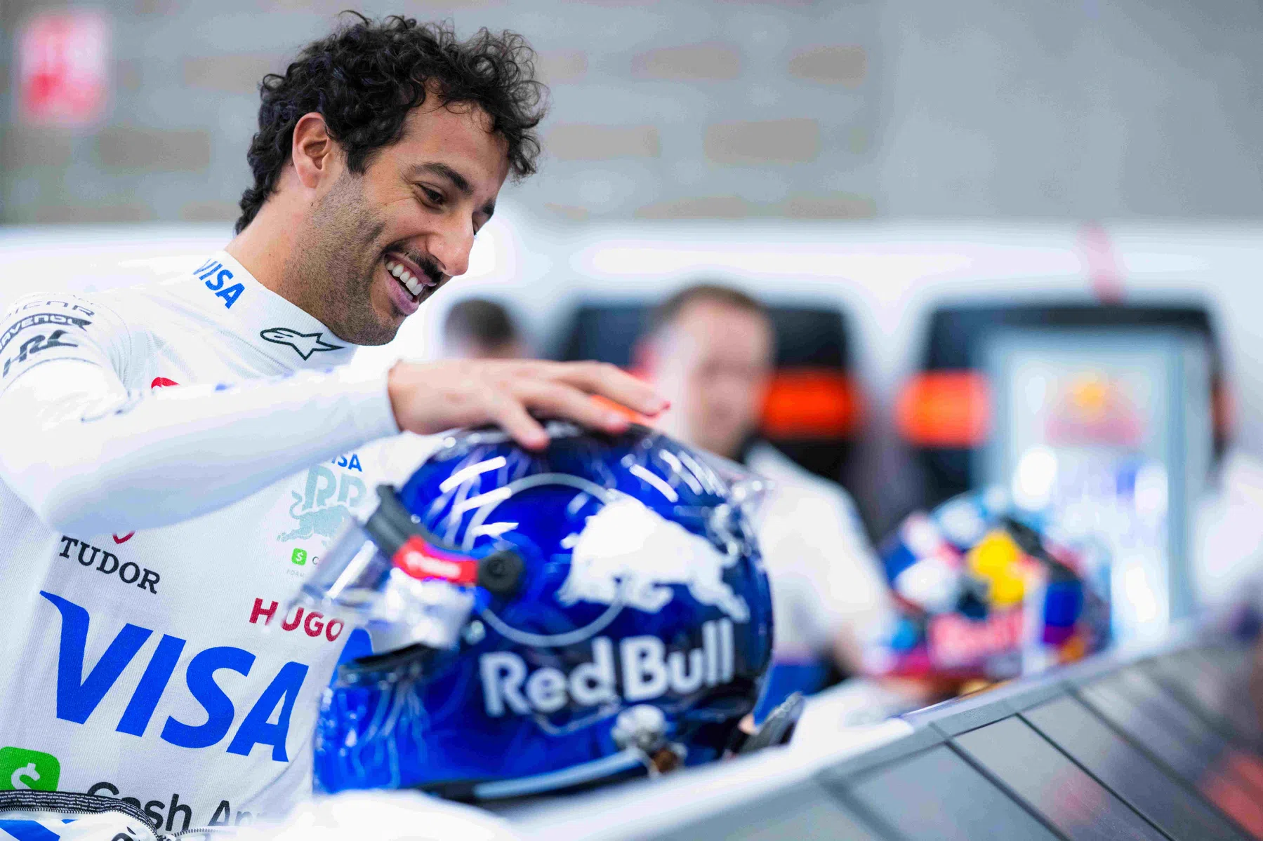 ricciardo also drives after summer break at visa cash app rb