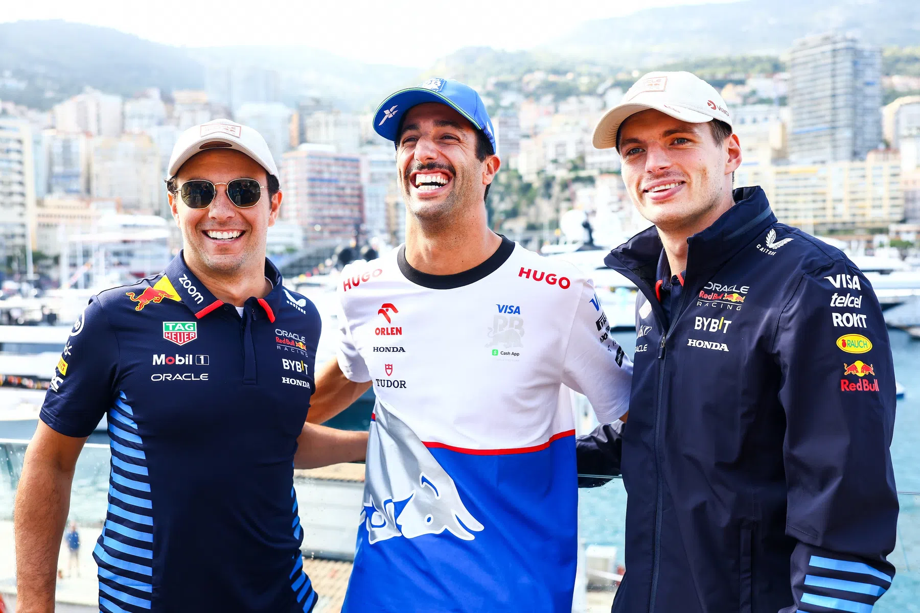 Verstappen, Ricciardo e Perez nel podcast Red Bull