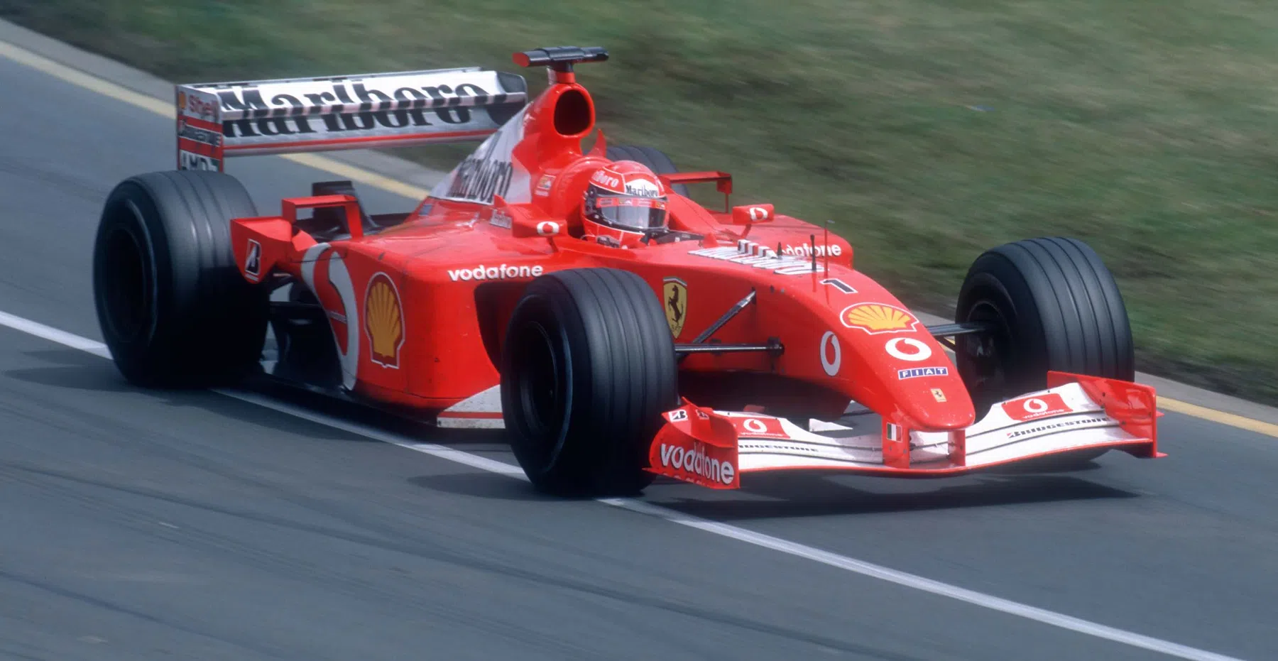 Michael Schumacher's Ferrari F2001b re-auctioned