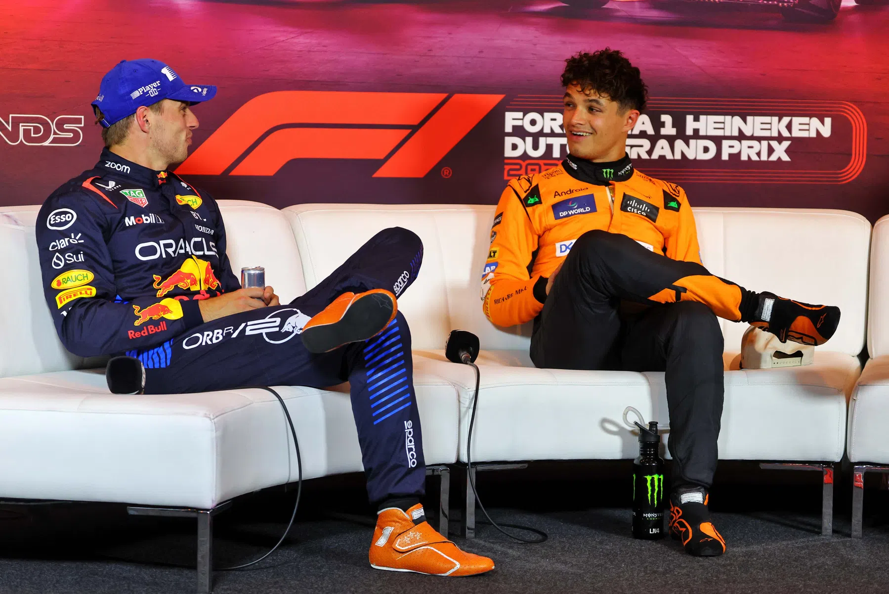 Verstappen verbaasd door Norris: 'Heb ander weekend gezien denk ik'