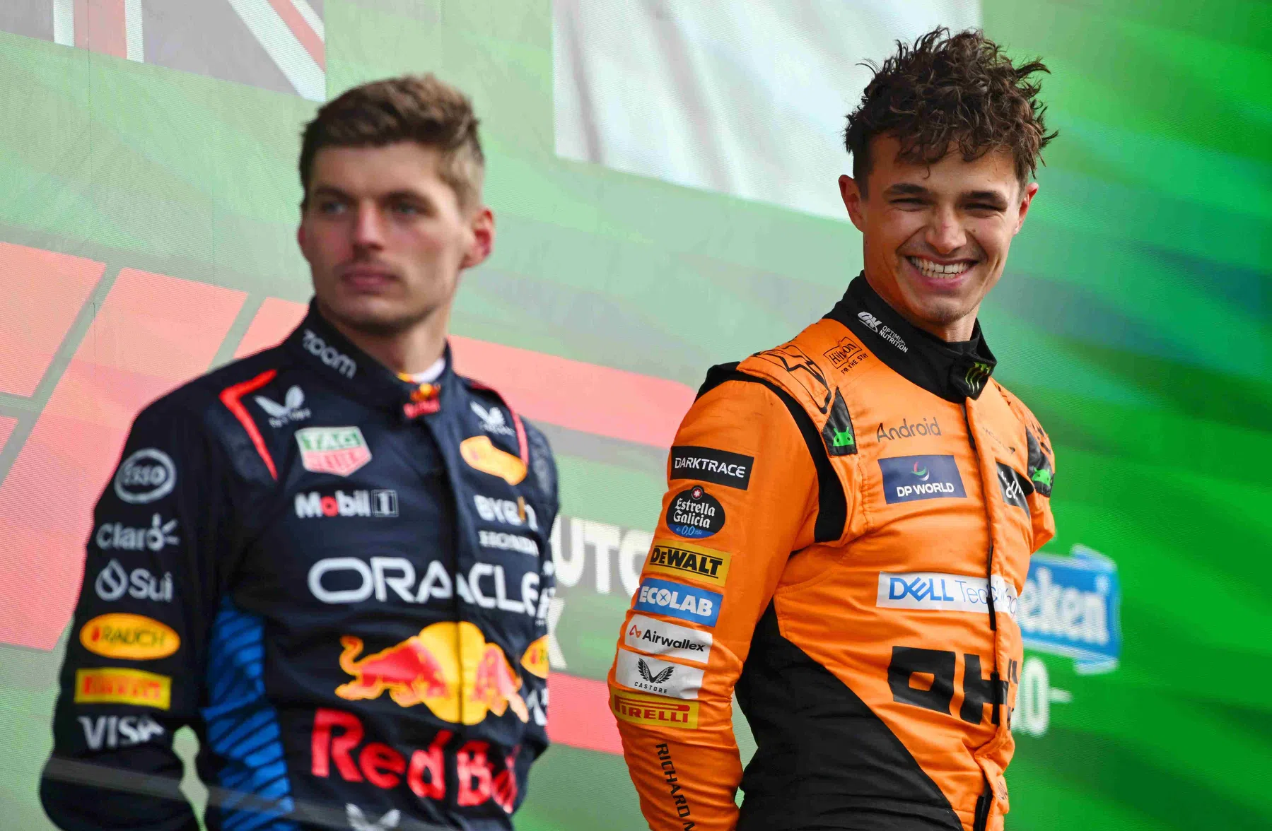 Mídia britânica sobre a batalha do campeonato mundial entre Norris e Verstappen