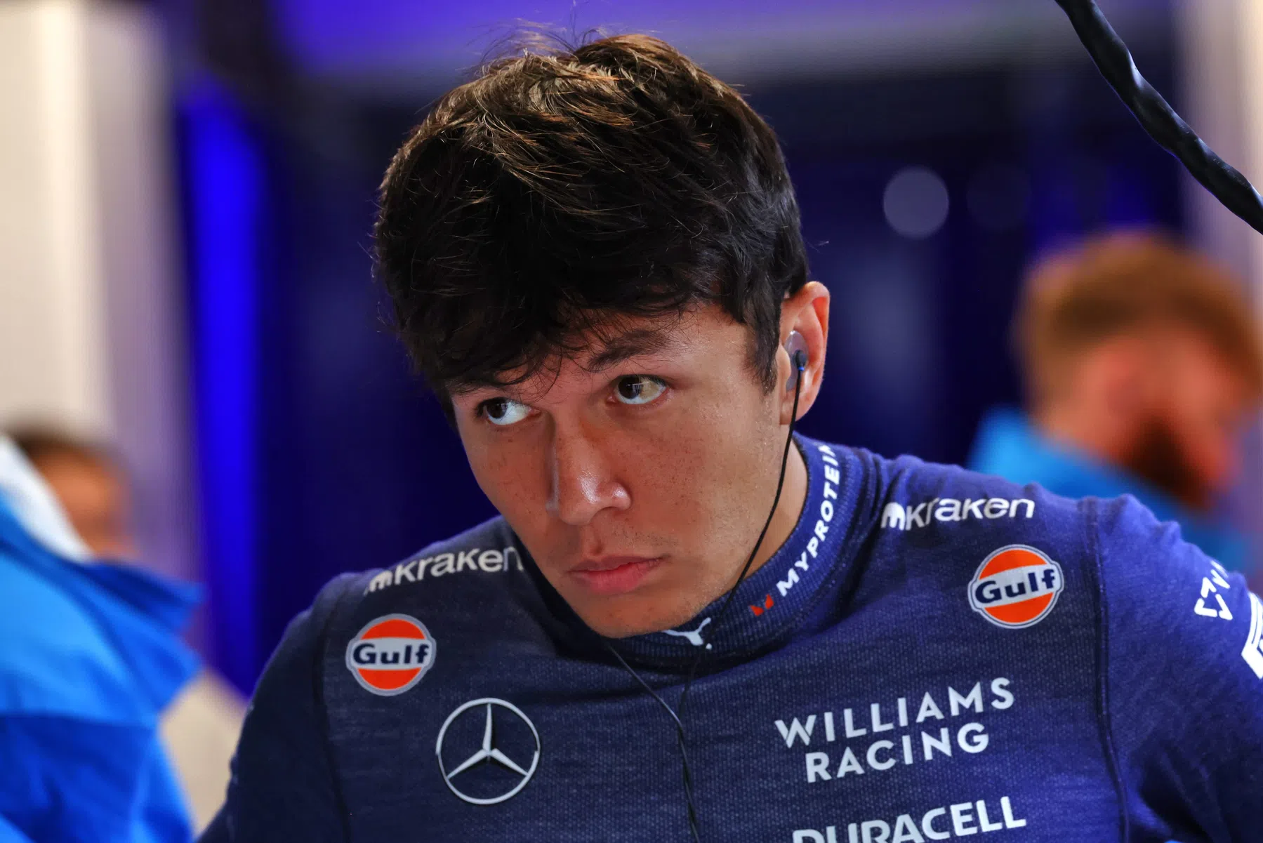 La reazione di Alexander Albon alla partenza di Logan Sargeant