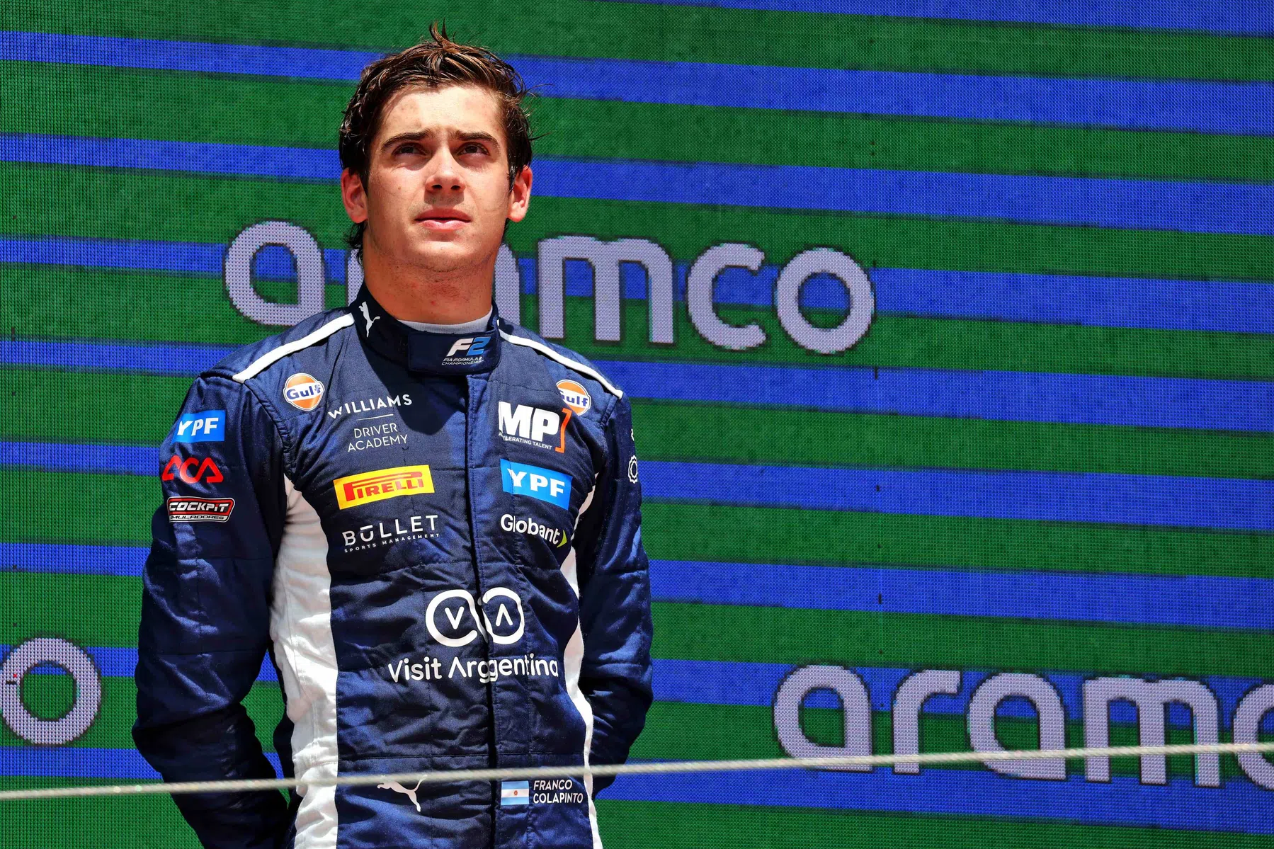 Erreur de pitlane avec le nom Colapinto en Italie