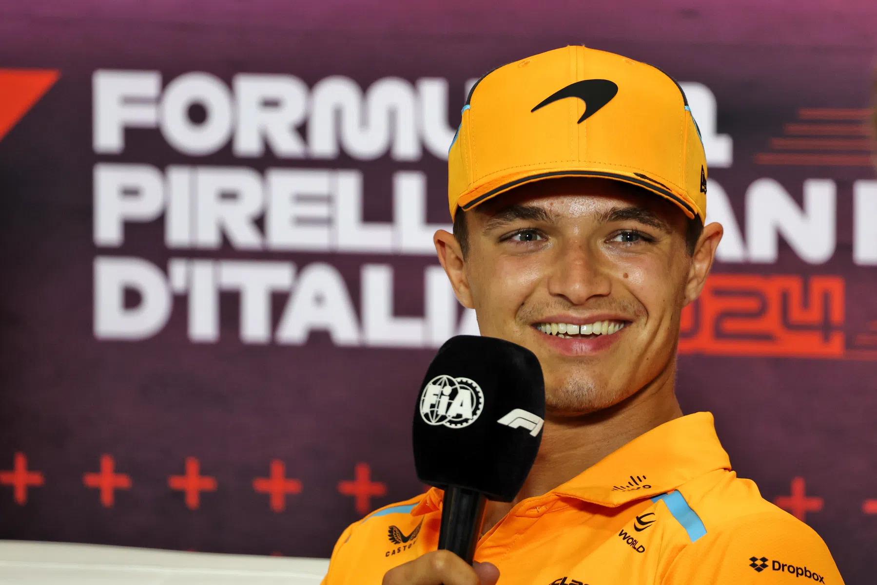 How Lando Norris celebrated his second Formula 1 win