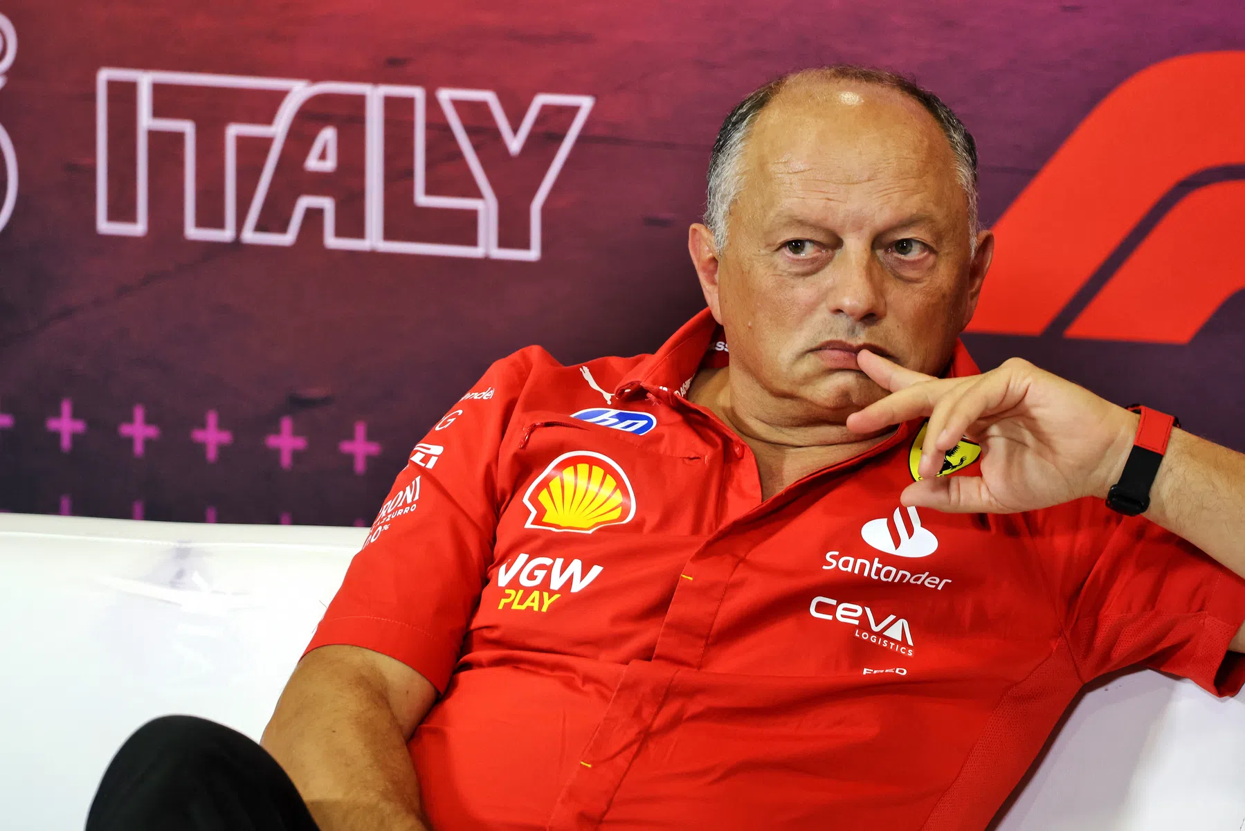 Fred Vasseur, directeur de l'équipe Ferrari, parle des améliorations apportées à Monza