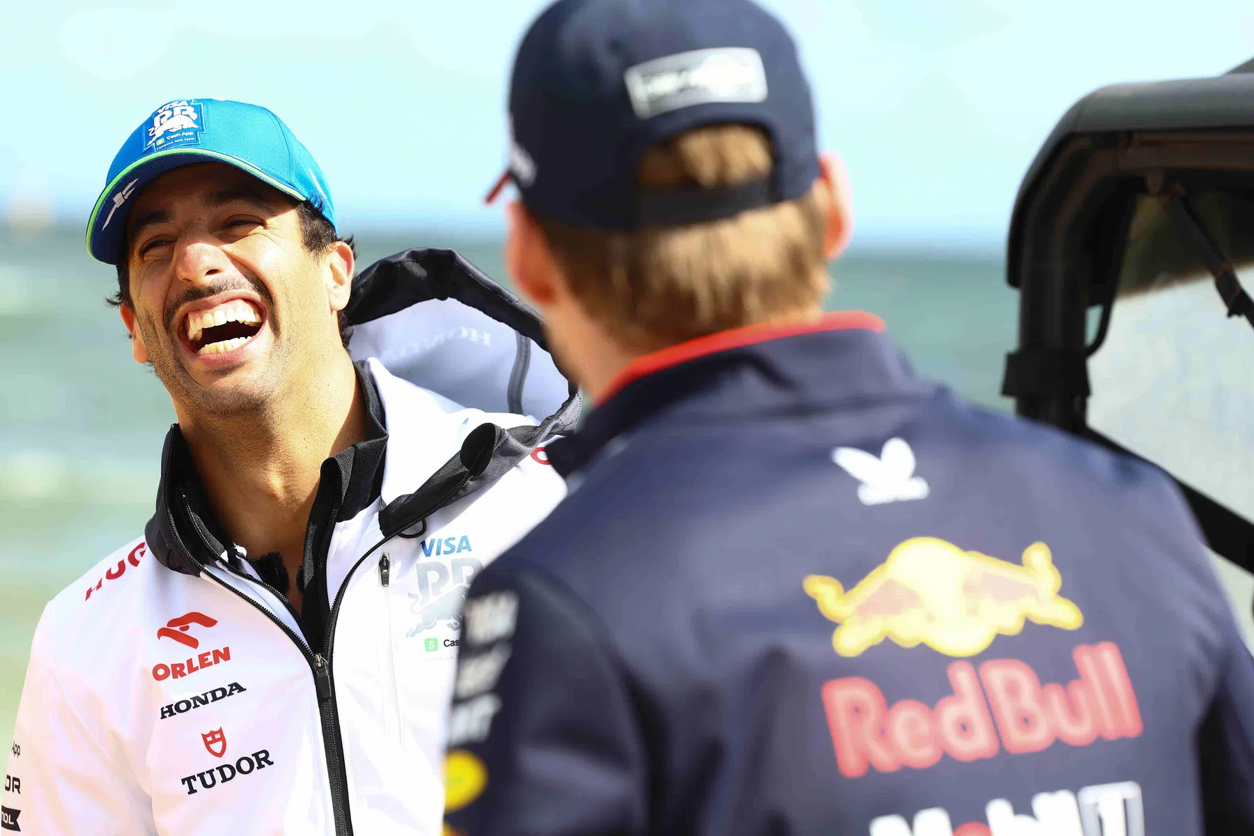 ricciardo on norris teasing verstappen at sandvoort