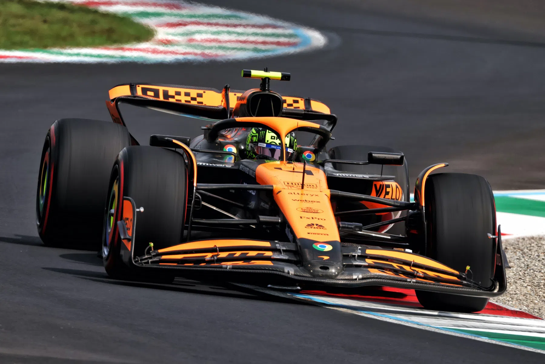 Lando Norris na F1 pole position voor Grand Prix van Italië 