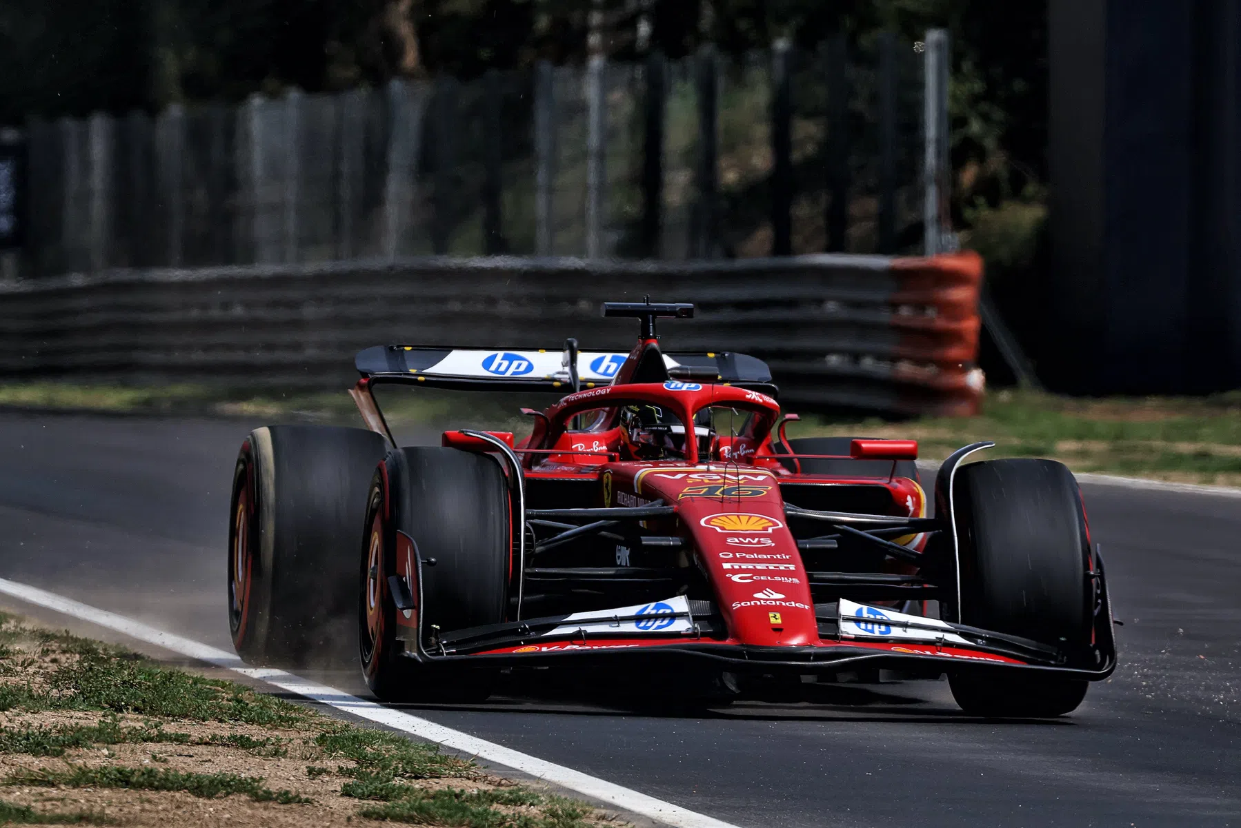 Charles Leclerc habla de las expectativas de Ferrari en el Gran Premio de Italia de F1