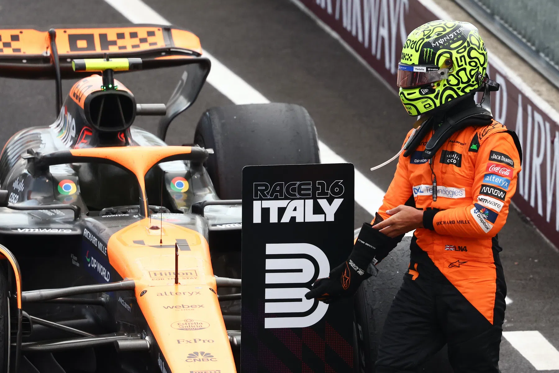 Norris teleurgesteld na F1 Grand Prix van Italië op circuit Monza