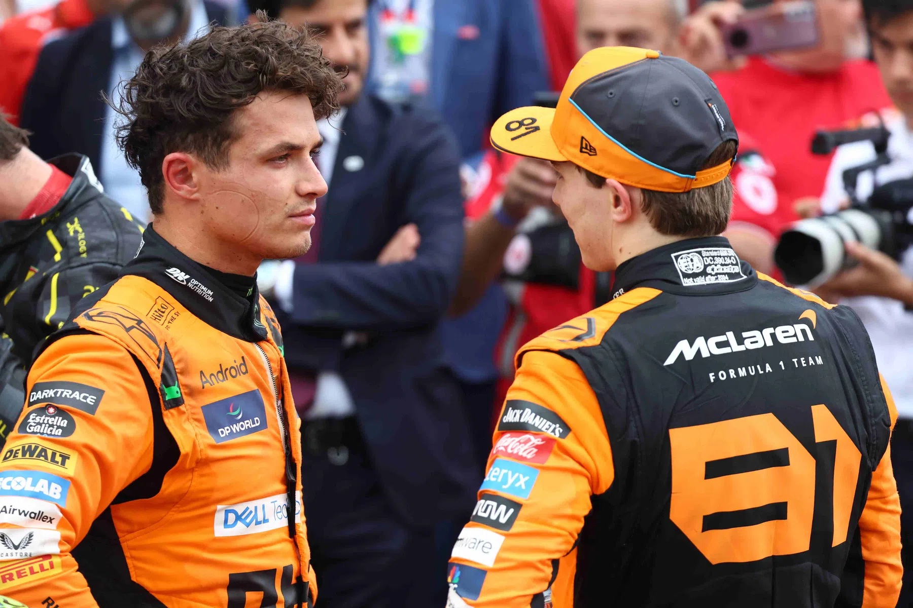 Zak Brown found Oscar Piastri aggressive in overtaking Lando Norris