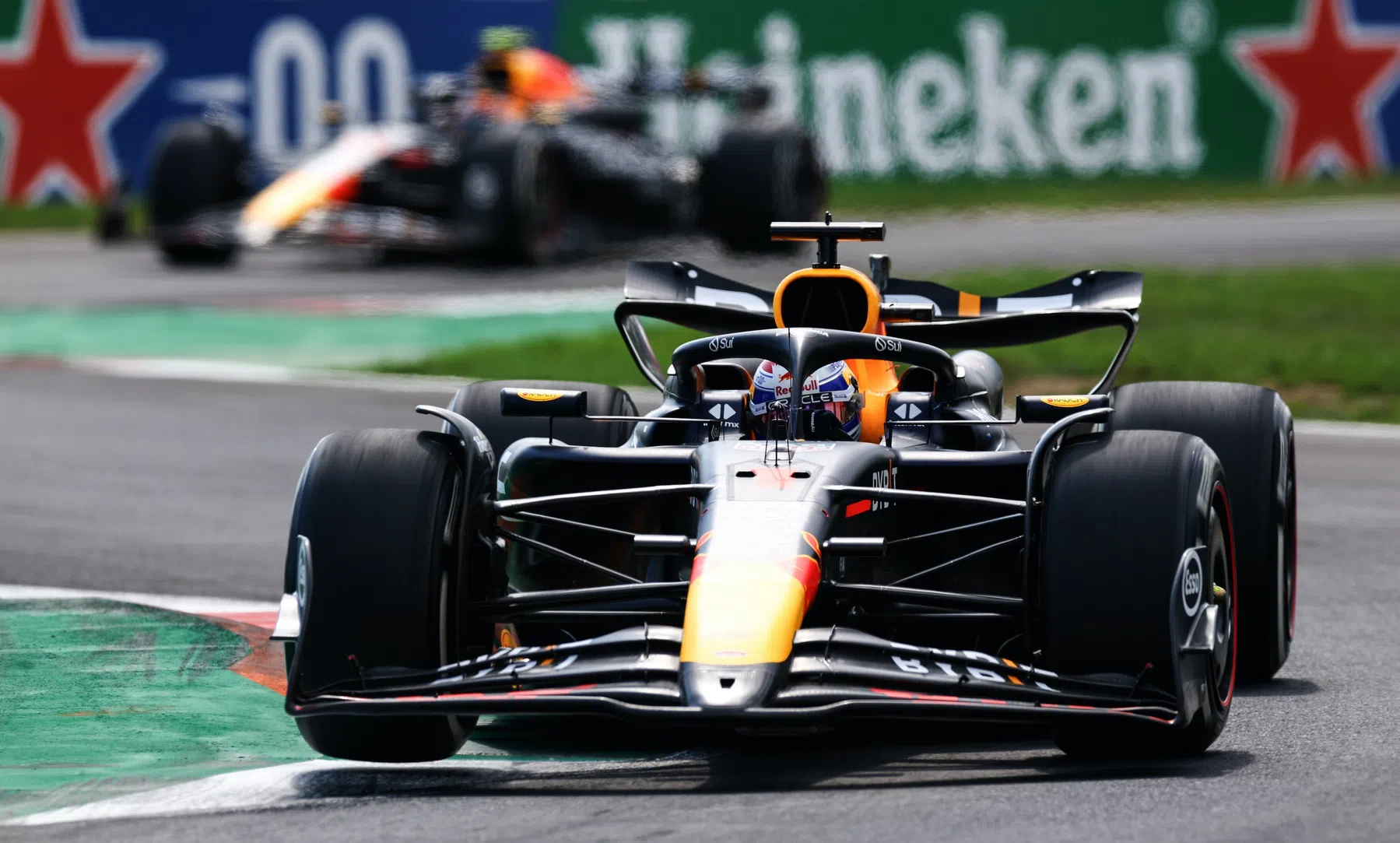 Peter Windsor tras el Gran Premio de Italia de F1 con Max Verstappen