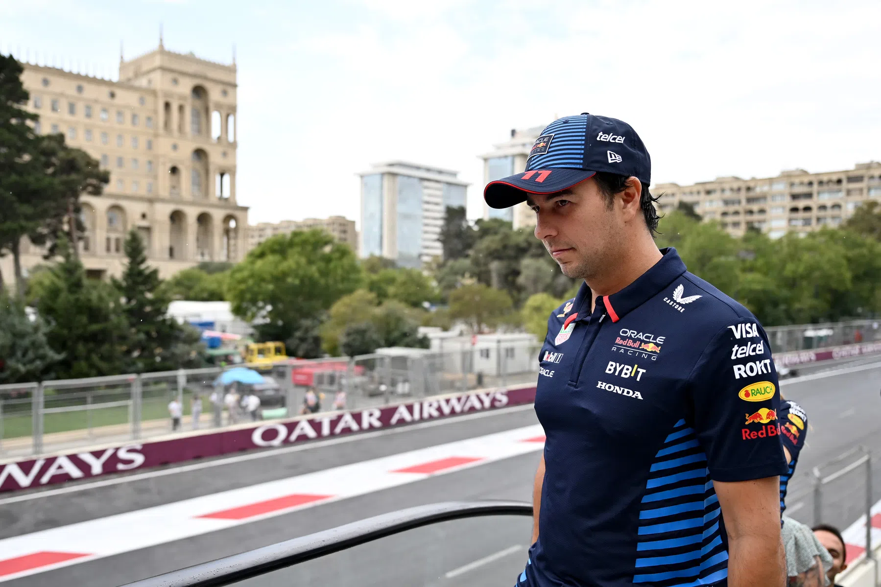 F1 Sergio Perez contradicts Helmut Marko about RB20 in Baku Azerbaijan GP