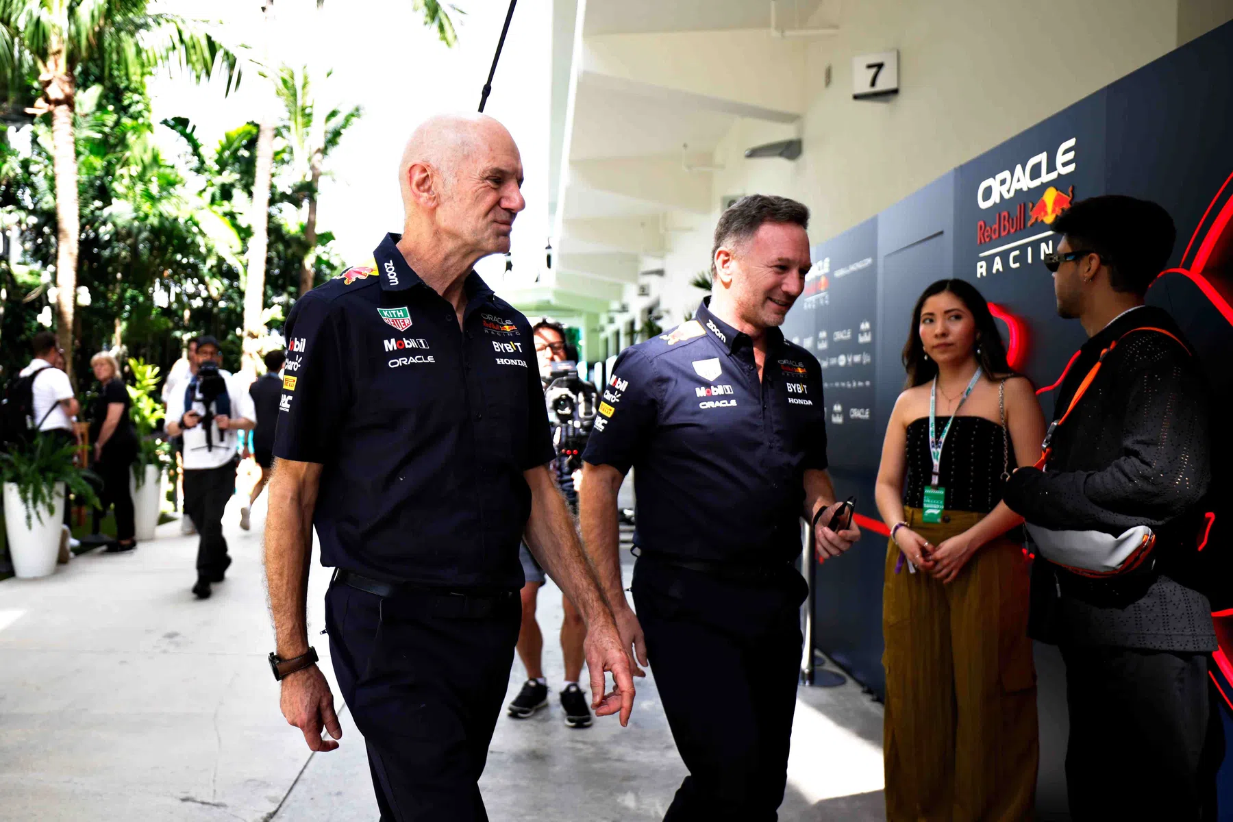 Christian Horner en la presentación de Adrian Newey en Aston Martin