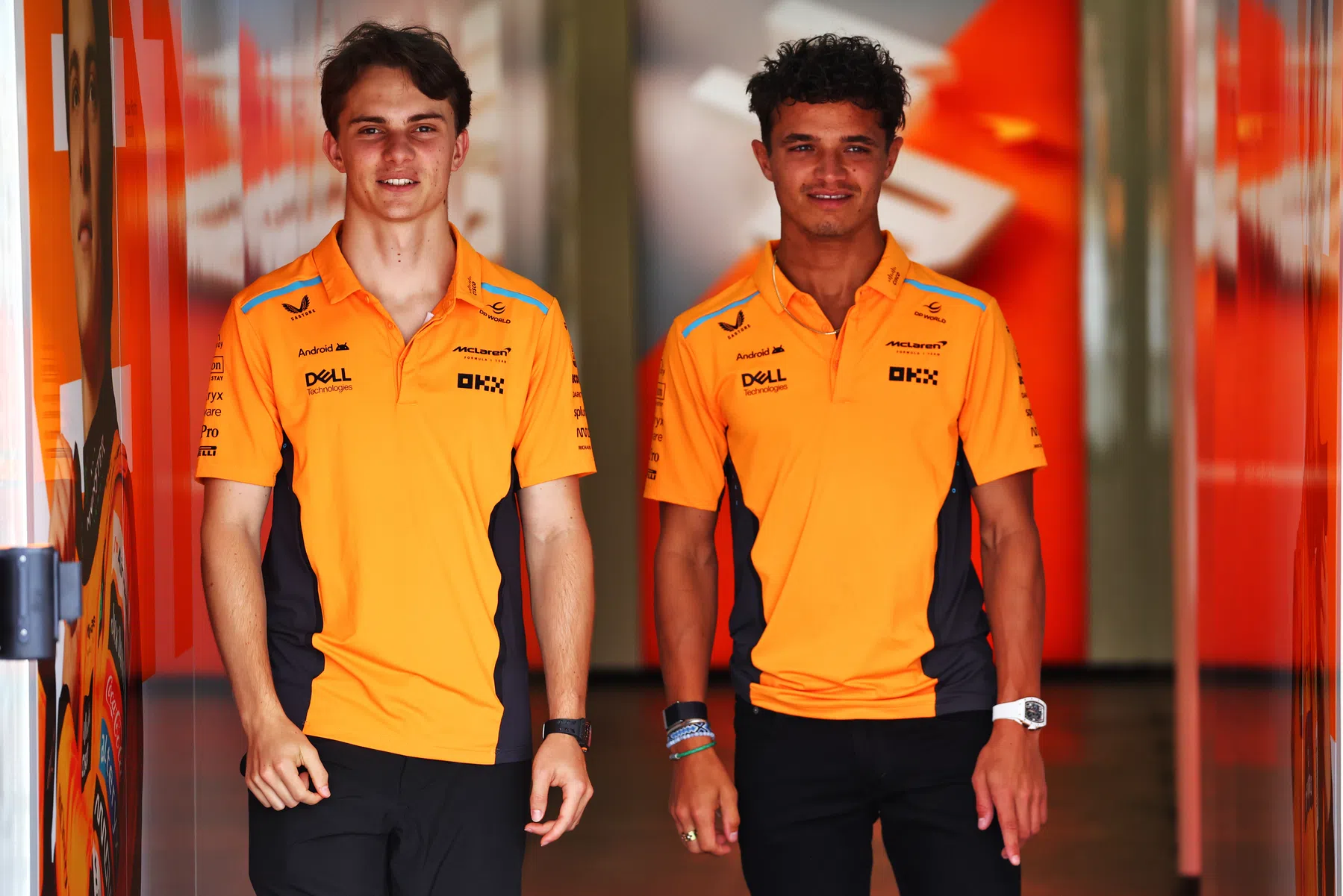 Oscar Piastri e Lando Norris discordam sobre o carro de F1 da McLaren em Baku