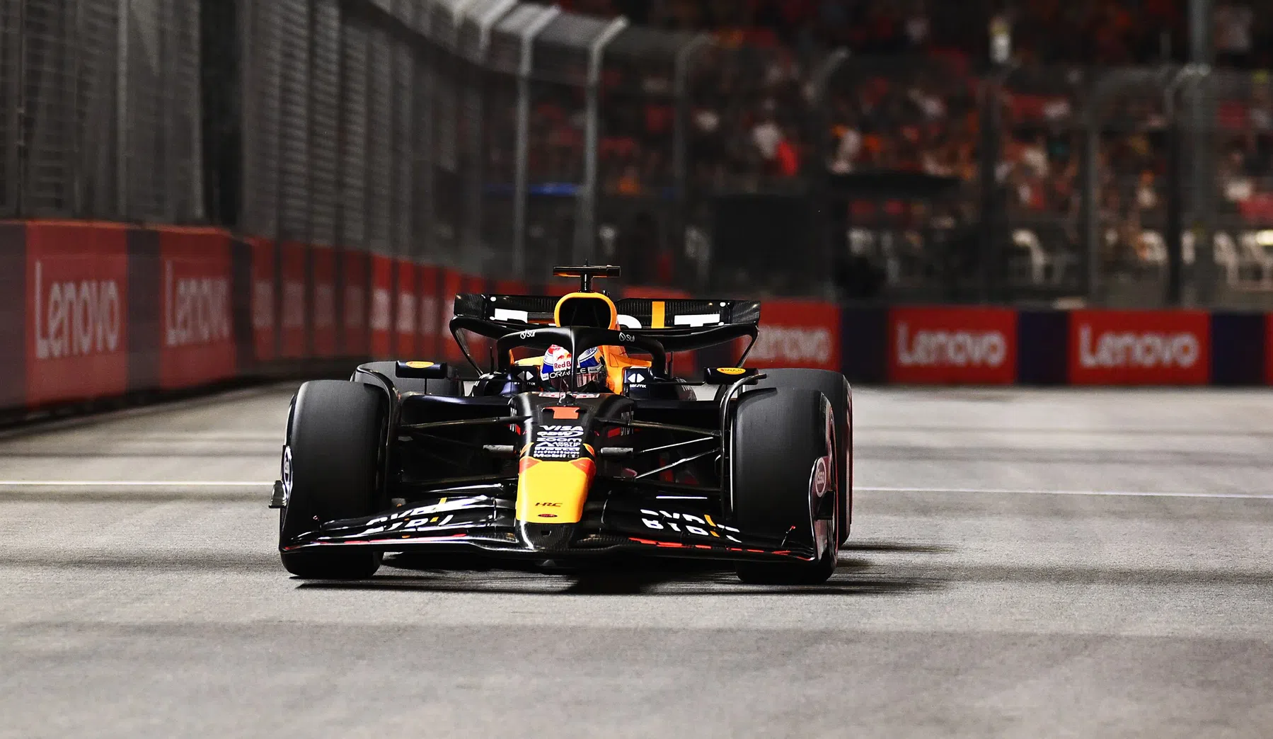 longrun-analyse na VT2 in Singapore met Max Verstappen