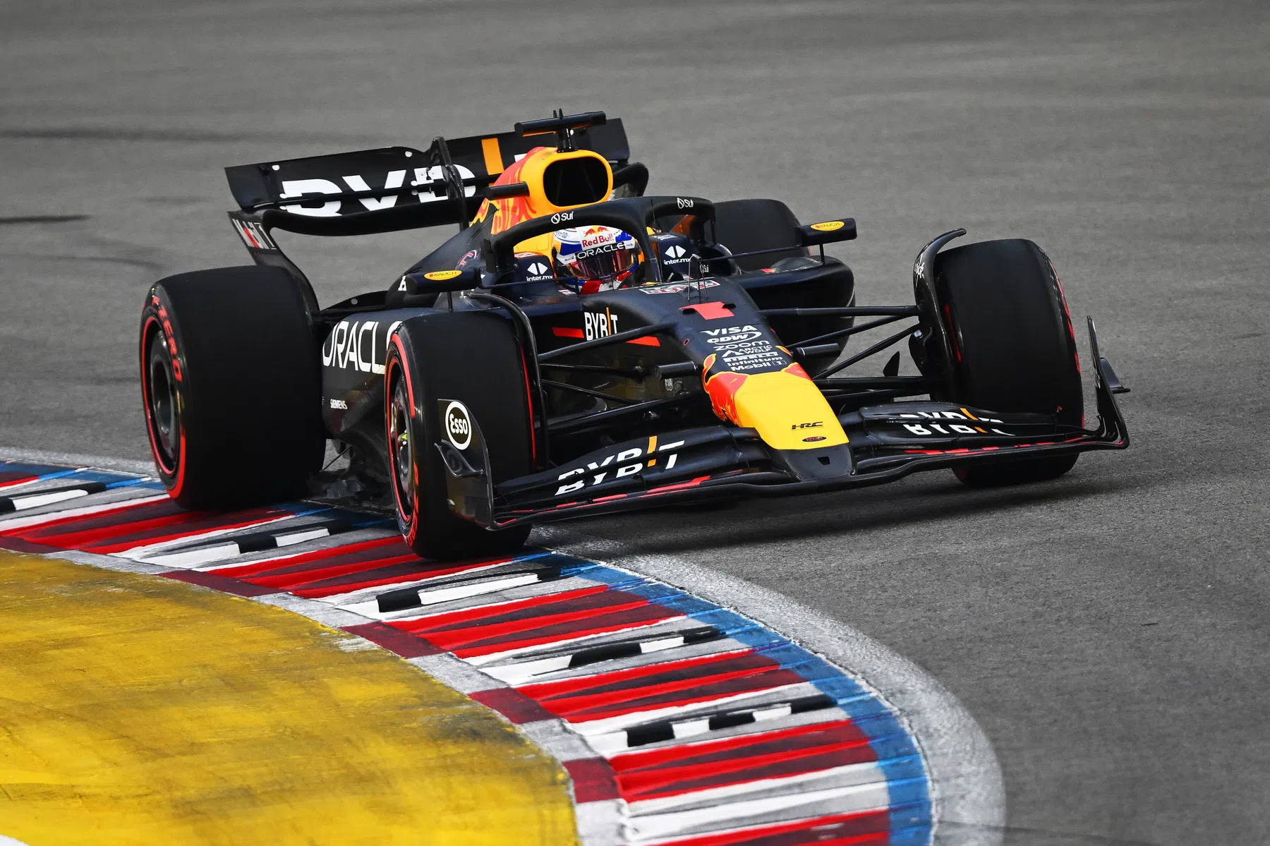 F1 Parrilla de salida provisional en el Gran Premio de Singapur con Norris en la pole