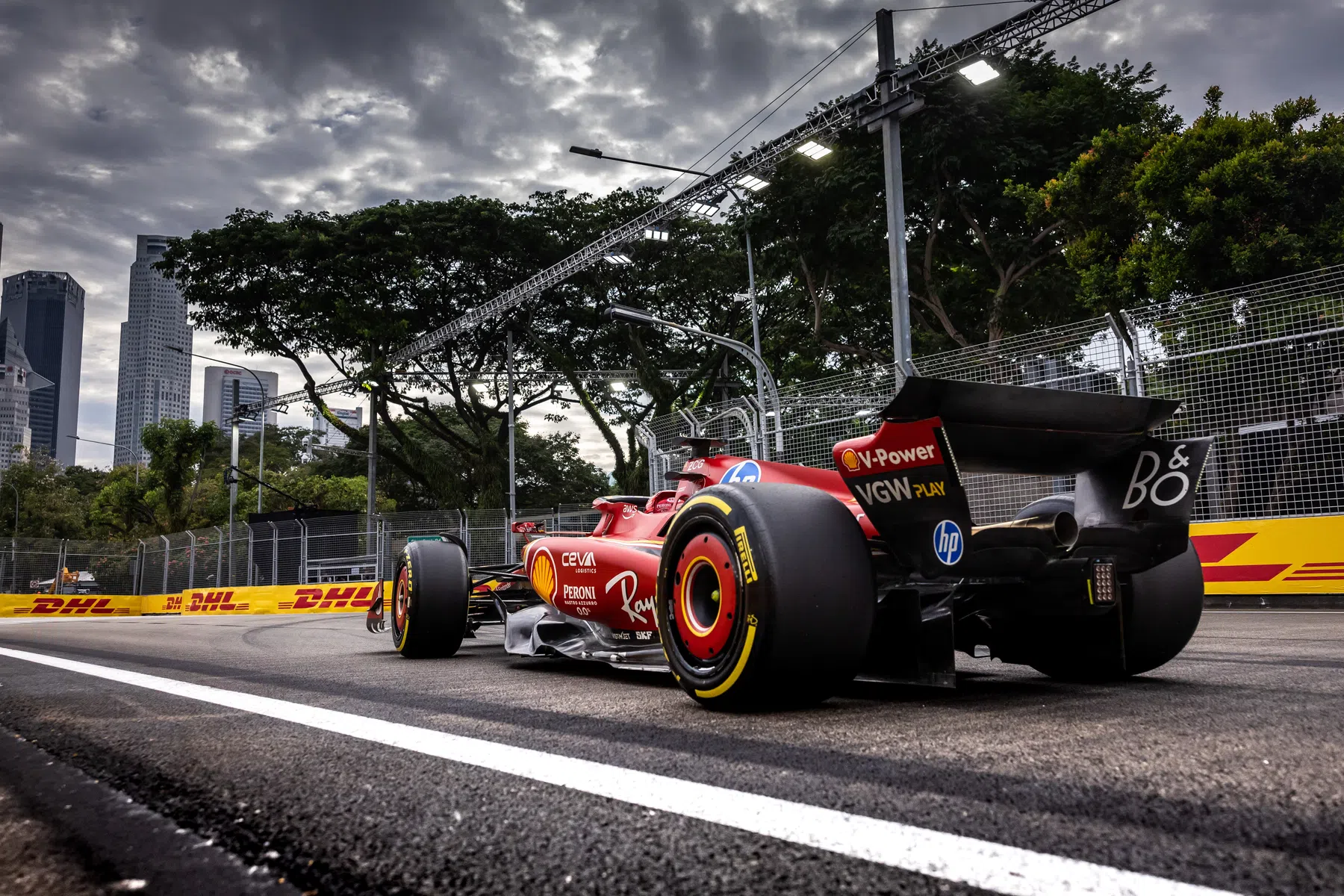 Ferrari F1 multata per l'incidente nelle FP3