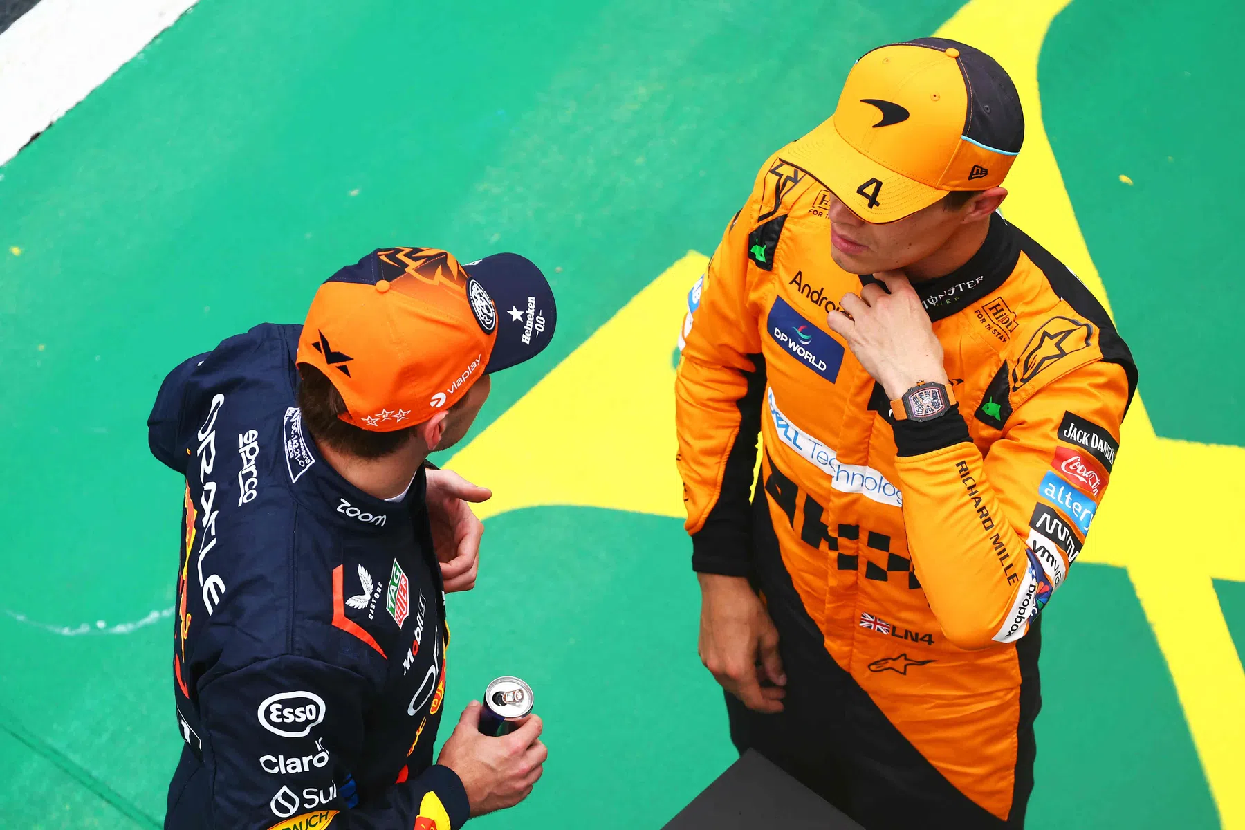 Damon Hill thinks Max Verstappen is in a better position than Lando Norris