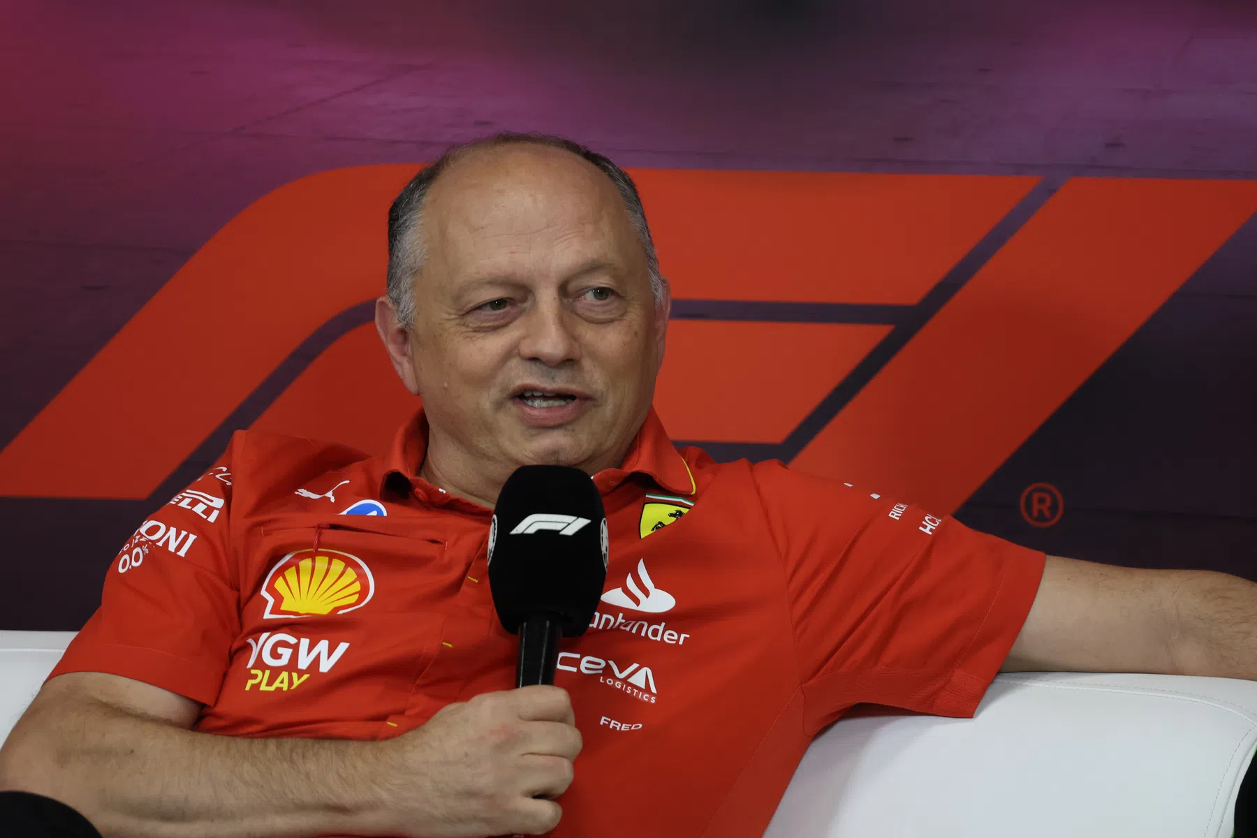 F1 Frederic Vasseur guarda al Gran Premio degli Stati Uniti