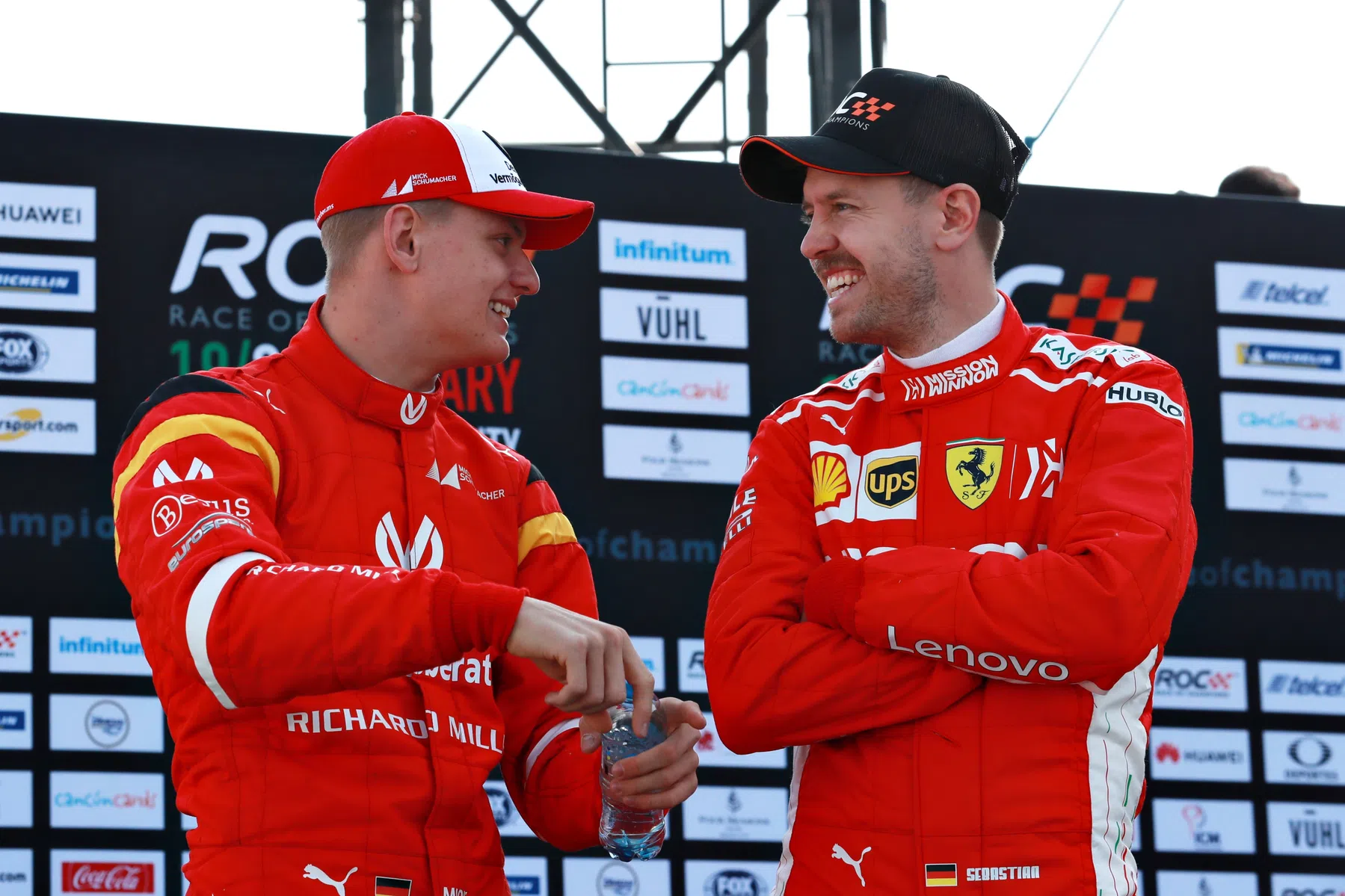 Sebastian Vettel en Mick Schumacher superteam voor Duitsland