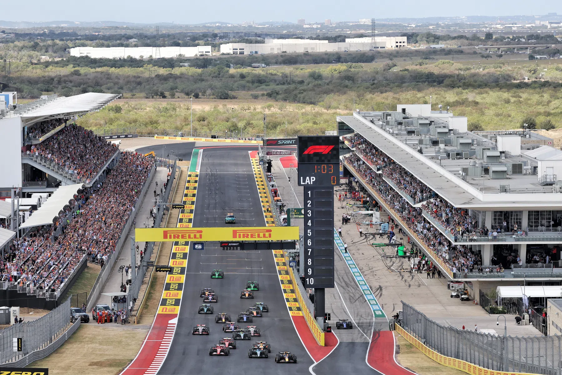 F1: Resultados de la Carrera Sprint en Austin 2024. USGP