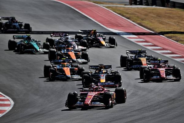 F1 US Grand Prix Report Leclerc wins Verstappen P3 Norris penalty