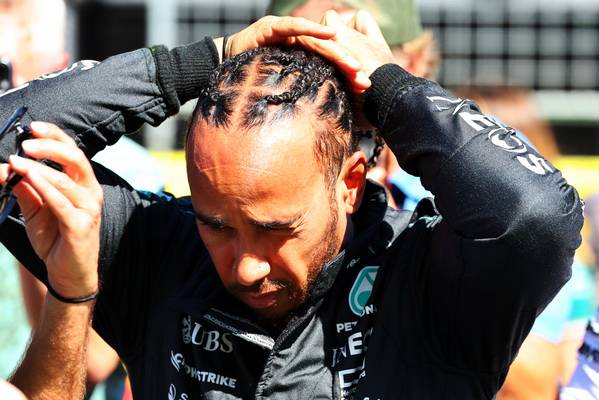 Lewis Hamilton uit de Grand Prix van de Verenigde Staten