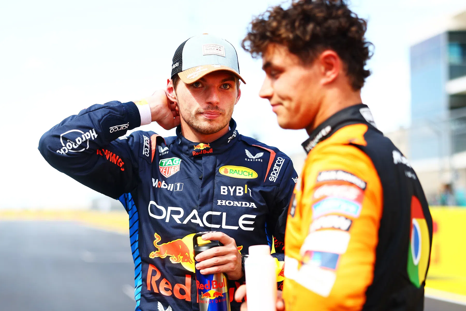 For Max Verstappen, it doesn't matter if your name is Hamilton or Norris