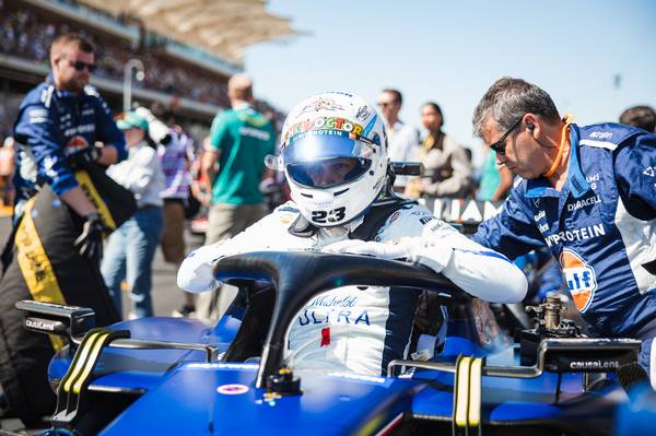 Williams-Motorabdeckungslackierung in Mexiko und Brasilien