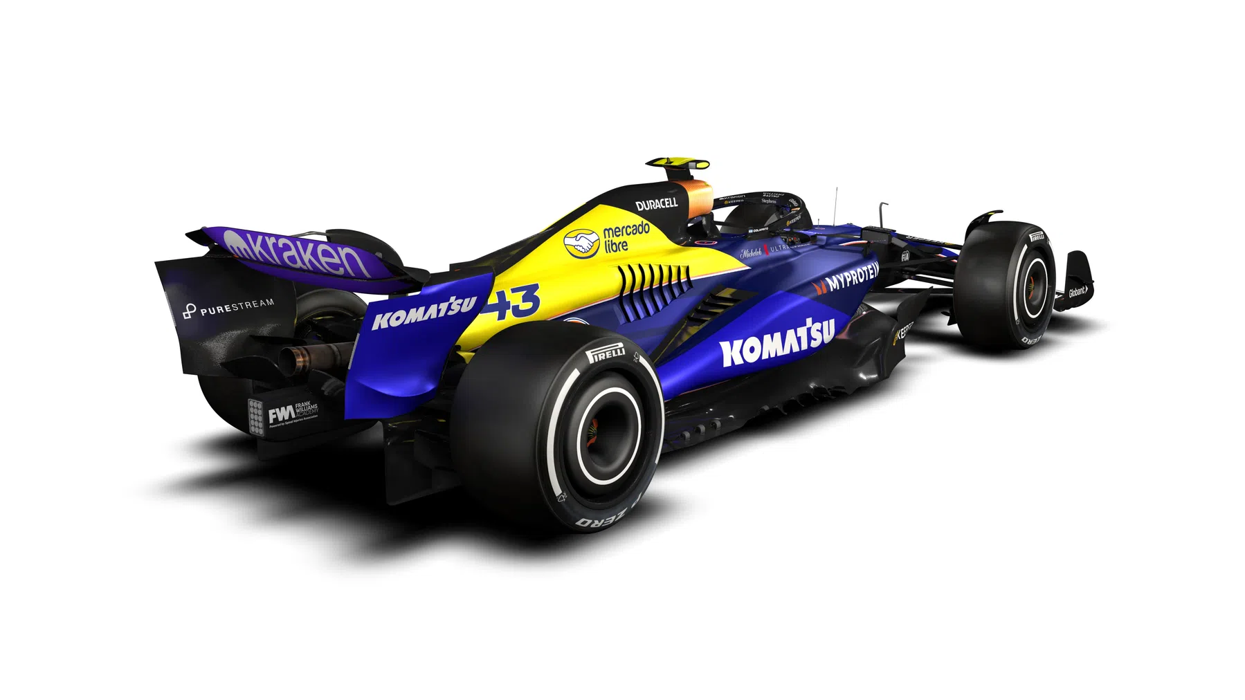 Williams presenteert iconische livery voor GP's in Mexico en Brazilië