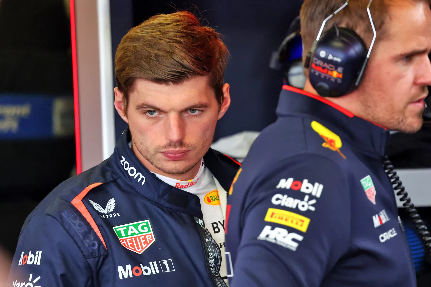 Max Verstappen Red Bull via radio per un problema al motore nelle FP1 in Messico