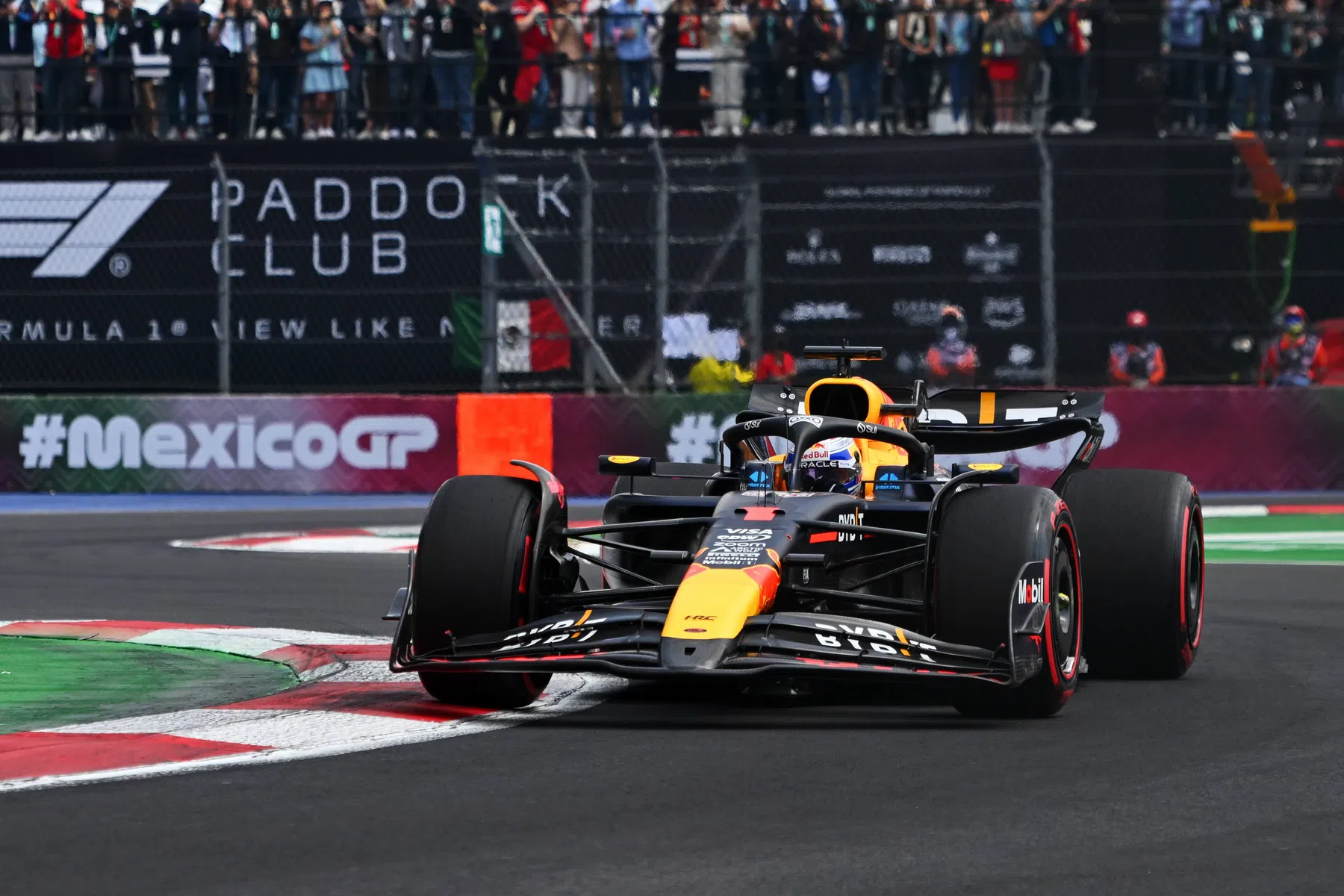 Final starting grid for the mexican grand prix