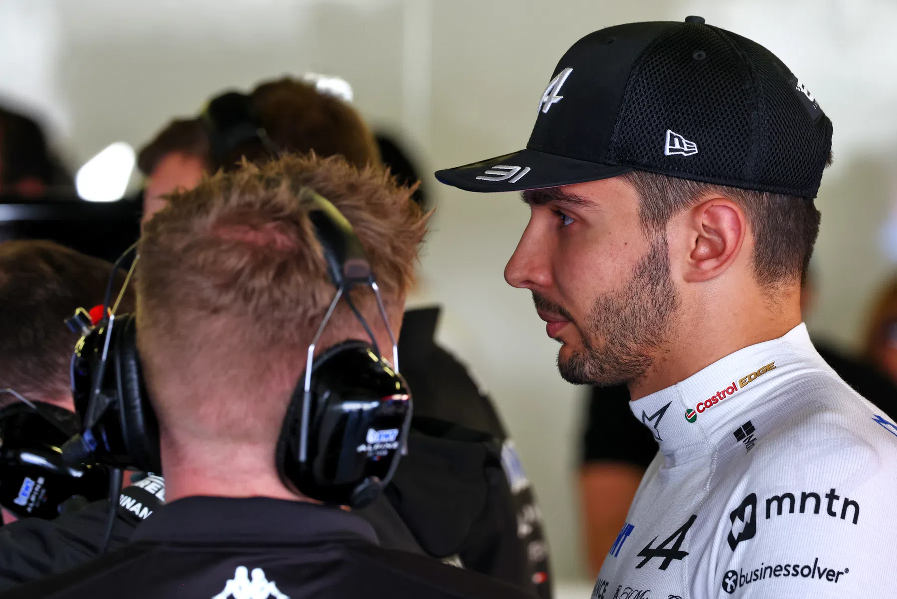 Ocon parte dalla pit lane nel Gran Premio del Messico