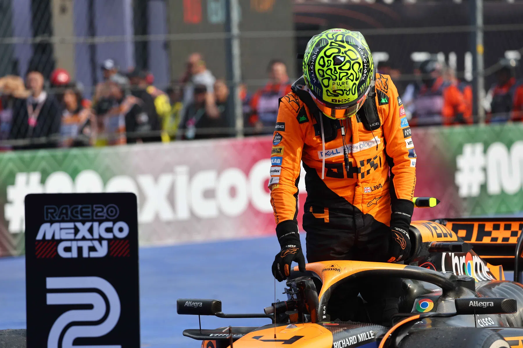 James Hinchcliffe elogia a Lando Norris tras el GP de México