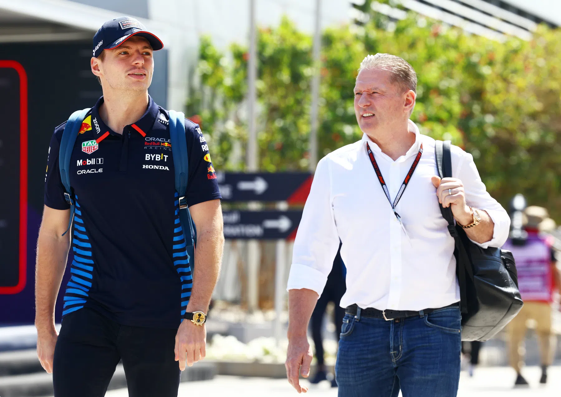 Jos Verstappen su Johnny Herbert per la Formula 1 Brasile