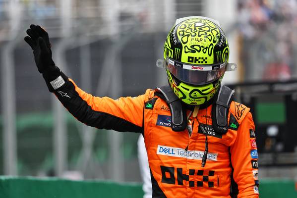 Lando Norris Brazil GP frustrated Verstappen got lucky red flag