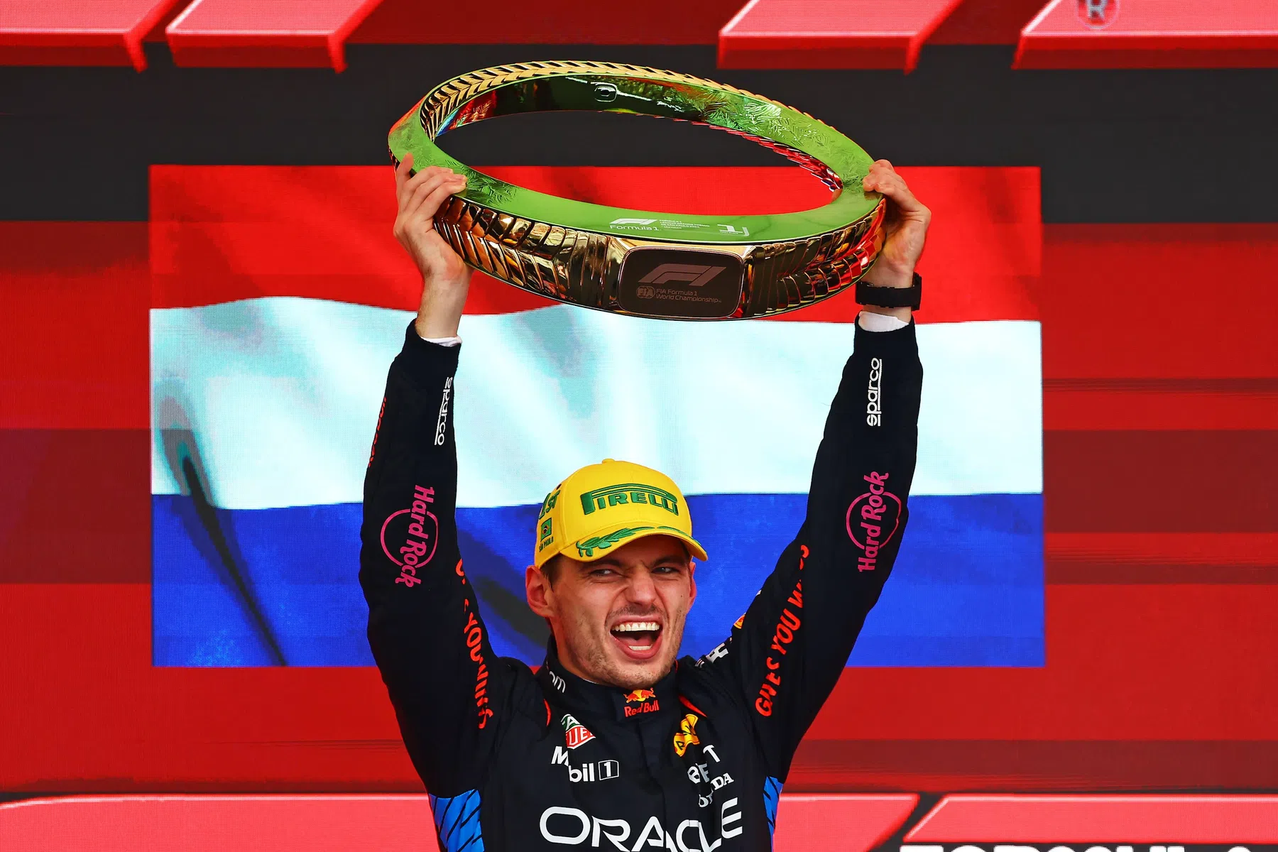 Max Verstappen wint F1 Grand Prix Brazilië