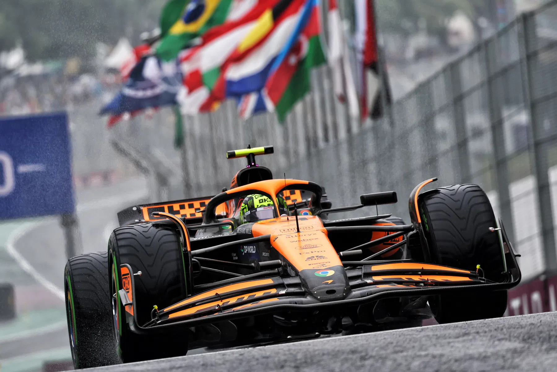 F1 Brazilian Grand Prix Qualifying report Norris pole in rain session