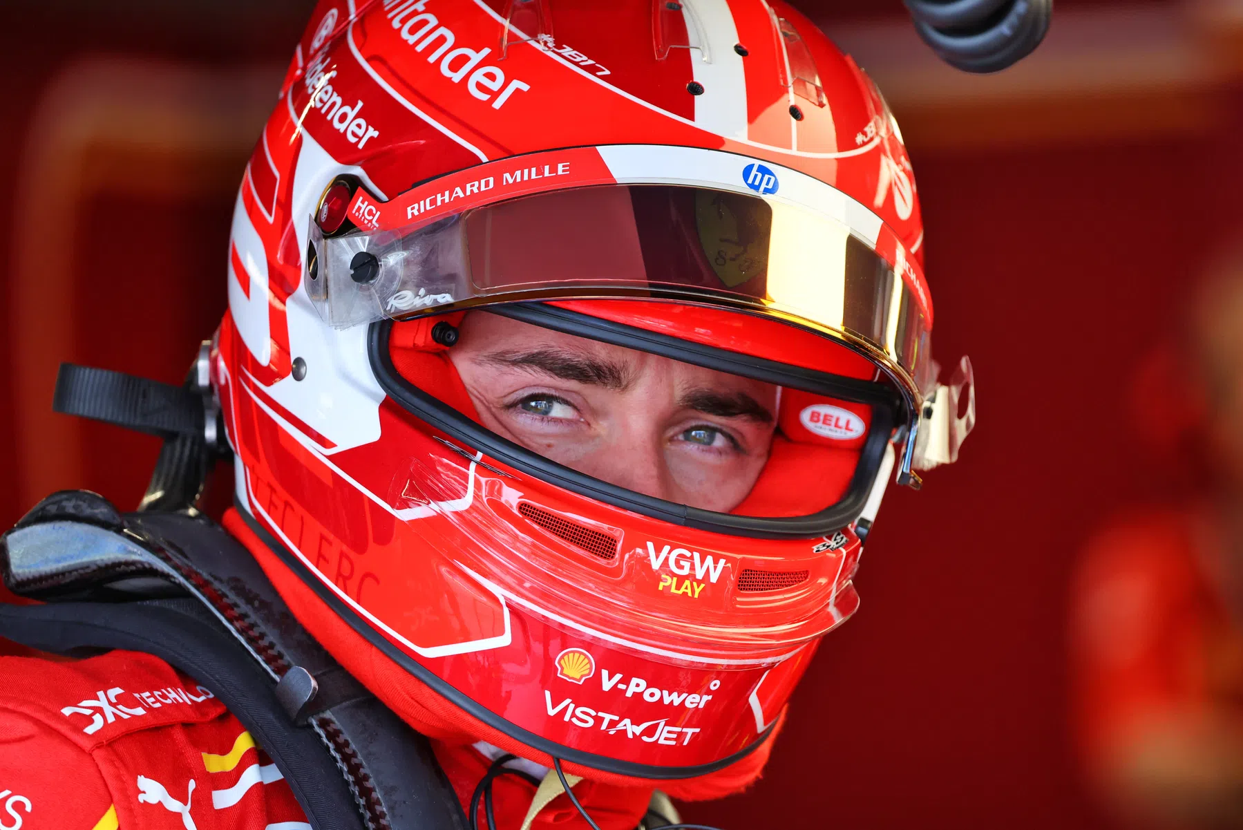 Charles Leclerc mette in guardia Red Bull e McLaren dal ritmo della Ferrari a Las Vegas