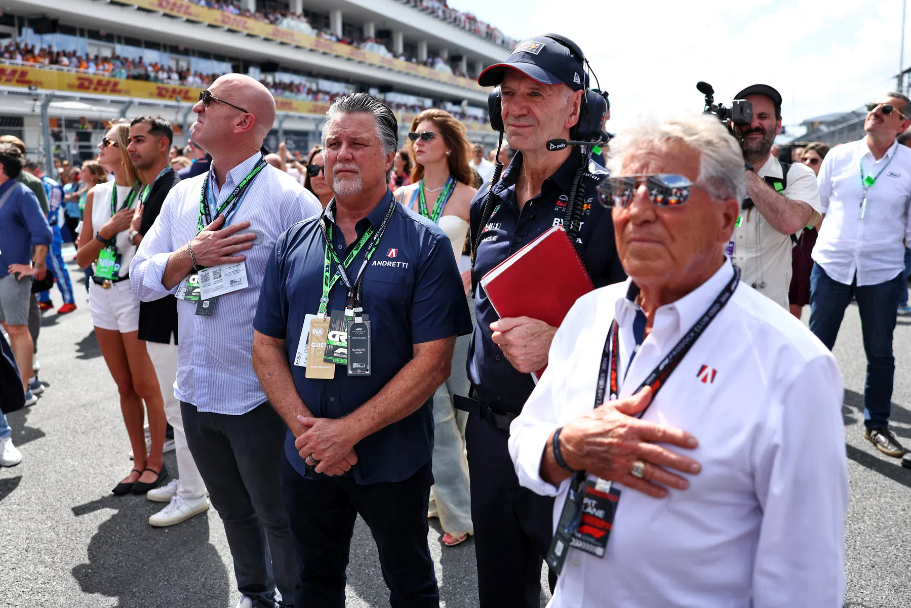 f1 today mario andretti about cadillac and max verstappen title reaction