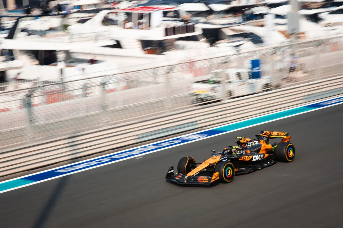 Lando Norris leads the way in the final FP2 of 2024 in Abu Dhabi