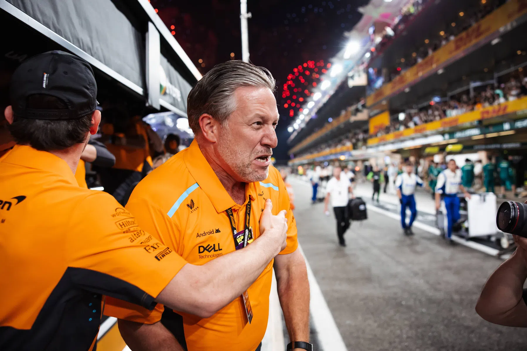 Zak Brown over incident Max Verstappen en Oscar Piastri