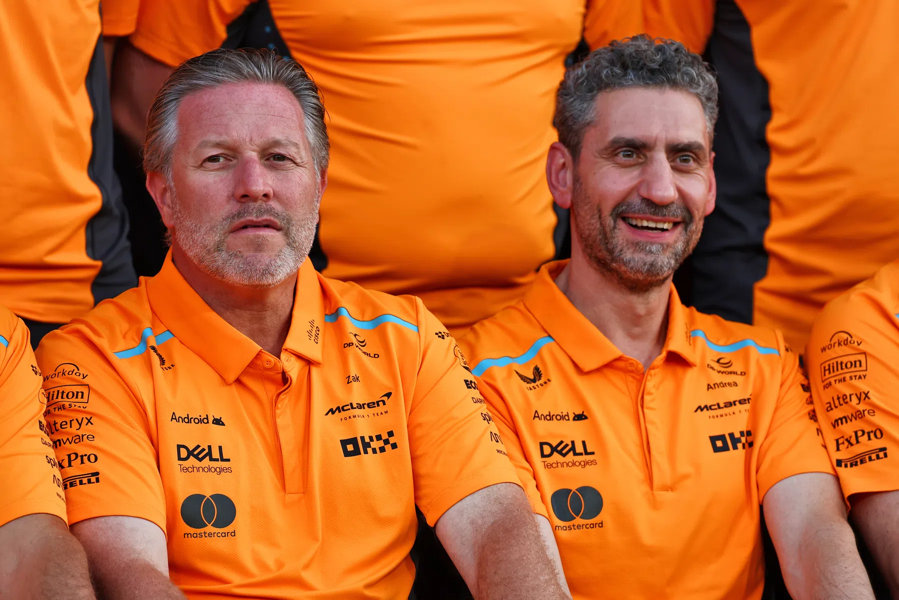 Brundle sulla McLaren Zak Brown e Andrea Stella