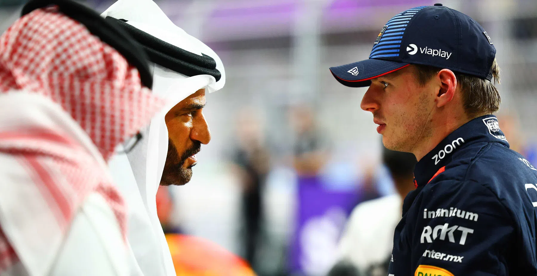 Max Verstappen was volgens FIA-president Sulayem dolblij met taakstraf