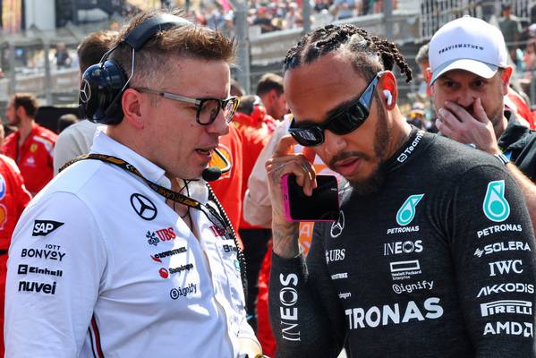 Peter Bonnington Bono emozionato per la partenza di Lewis Hamilton dalla Mercedes